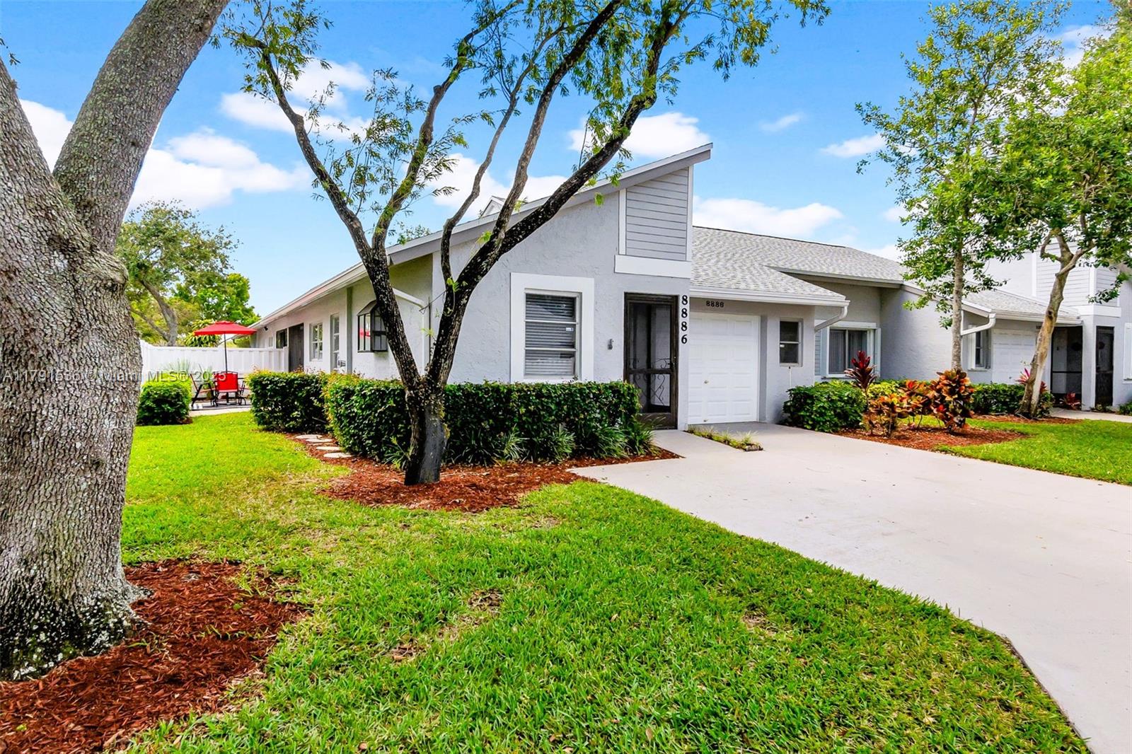 Stunning and completely remodeled 2 bed 2 bath Villa in 55 plus and 24 hr gated community, Whisper Walk in the heart of Boca Raton. Featuring remodeled Kitchen, Bathrooms, Tile Flooring, LED Lighting and brand-new roof in 2022. Amenities include heated pool with spa, putting green, tennis courts and more.