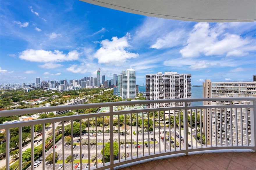 Sophisticated Living in South Brickell’s Hidden Gem!!
Experience the perfect blend of serenity and city style at The Metropolitan. Perched in the exclusive and historic South Brickell enclave, this sun-drenched residence offers breathtaking, unobstructed views of the Brickell skyline and Biscayne Bay.
The thoughtful split-bedroom floor plan features warm wood flooring throughout and a sprawling master suite complete with a generous walk-in closet. Step out onto your private balcony to enjoy sunset vistas and breathtaking skyline and water views—a true urban oasis.
Living at The Metropolitan means enjoying white-glove service: 24/7 concierge, valet, a state-of-the-art fitness center, tennis court, and a resort-style pool with BBQ social spaces. Perfectly positioned for the connected professional, you are minutes from Key Biscayne, Coconut Grove, Coral Gables, Downton and the airport, with the culture of Vizcaya Museum right at your doorstep.
PLUS: Rare 2 assigned parking spaces + private storage included. 
Incredible value—priced for an immediate sale!