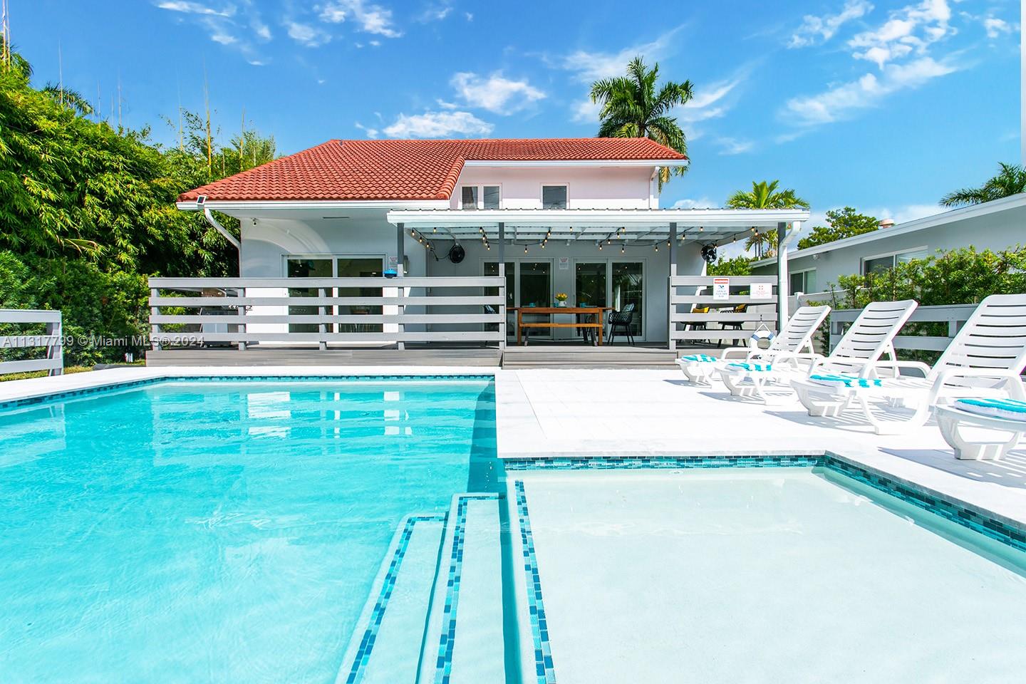 This is a short term Monthly/Weekly Rental***Monthly rate $12,500***
Brand New Luxury 5 Bedrooms/3 Baths Villa with the New Gated Heated 35 X 15 in-ground Pool.
Located on one of the most gorgeous blocks of Hollywood Lakes, minutes from the Hollywood Beach & Boardwalk, Restaurants, Bars, Casinos, and more...
The house will comfortably accommodate a large group of people for a luxurious stay that will have you coming back time and time again.
Getting around:
Hollywood Beach & Boardwalk ~ 2 mi
Young Circle Park / Downtown Hollywood ~ 1.8 mi
Hard Rock Hotel & Casino ~ 8.5 mi
Fort Lauderdale International Airport ~ 6 mi
Port Everglades ~ 8.5 mi
Fort Lauderdale DT/Las Olas Boulevard ~ 11 mi
Miami DT/Miami Beach/Miami Airport ~ 20 mi
Close to I-95 / 595 / Florida Turnpike