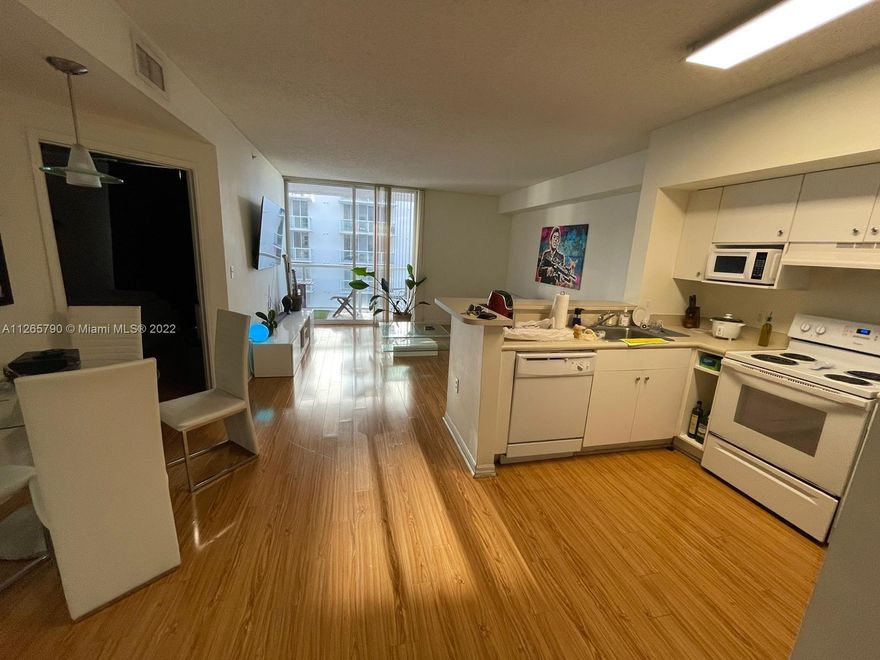 Apartment at Blue Lagoon Condominium, 1 bedroom, 1 bathroom. View to lake, pool and airport. Washer and Dryer inside the unit. Blue Lagoon Condominiums provide a tropical resort-style escape in the heart of Miami. It has spectacular amenities that include business center, heated pool, Jacuzzi, fitness center, grocery, spa/sauna, beauty salon, 7 BBQ in front of the lagoon, mini golf, kids play area, area for parties. Conveniently located in Central Miami, close to Miami International Airport and highway access to Downtown and the beaches in minutes.