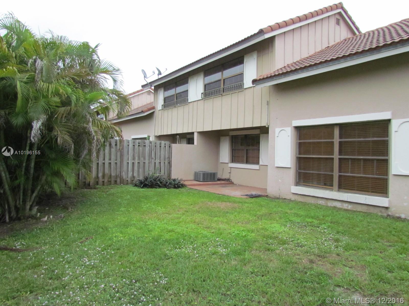 Coral Spgs Estate Twnhms - Residential Lease