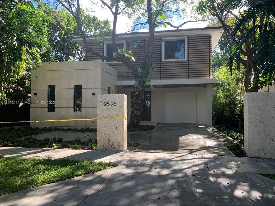 Spectacular new construction single family home in the heart of North Grove. The 5/5.5 home has a great layout perfect for entertaining and comes complete with custom built-ins and high-end finishes and appliances throughout. The outdoor oasis features a private heated pool, covered terrace and summer kitchen with top-of-the-line grill, wet bar and ice maker. location cannot be beat! Walk to Grove village, marina, parks, restaurants and more. 
(Flood zone X)