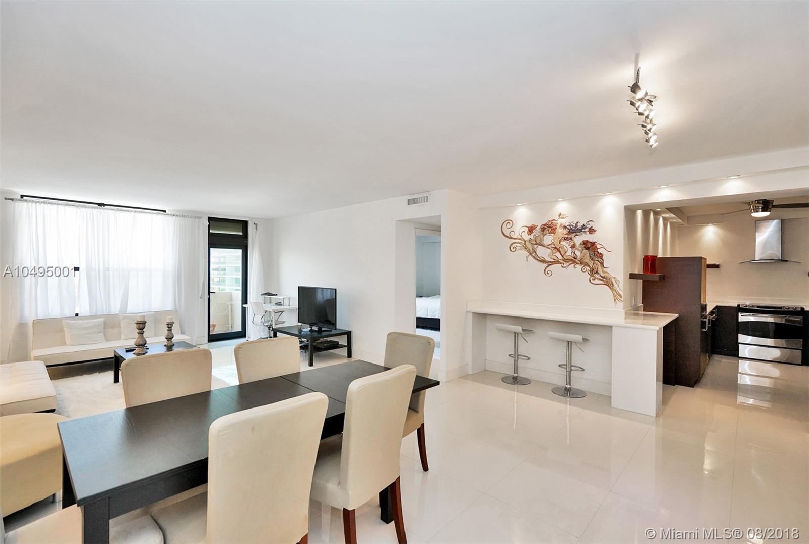Great one bedroom one bath right on the ocean in the heart of Bal Harbour. Amazing amenities. New pool. Unit completely renovated. Great beach service. Beautifully furnished. Best price on the ocean! Won't last.