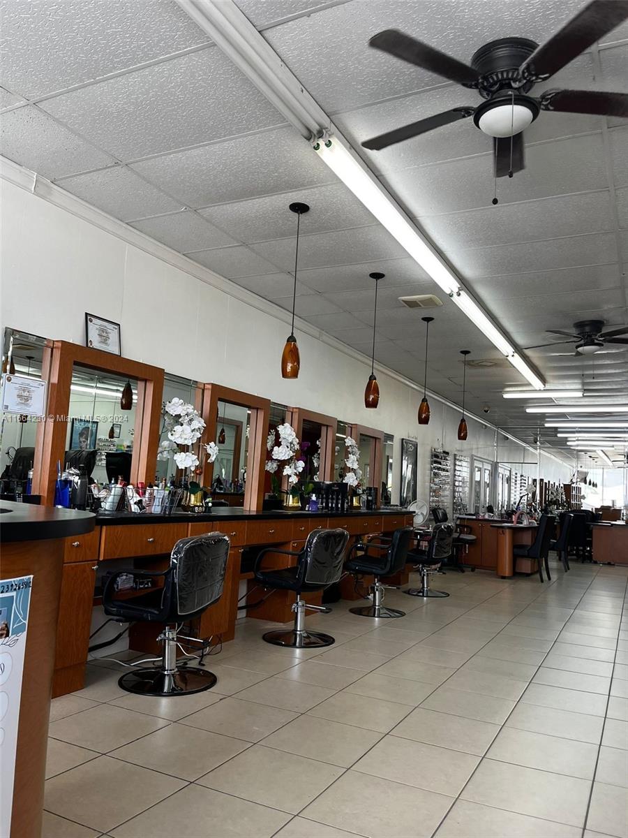 EXCELLENT OPPORTUNITY TO ACQUIRE A FULL SERVICE BEAUTY SALON WITH OVER 800 CLIENTS AND EXCELLENT WEEKLY INCOME IN A CENTRAL AND ACTIVE SHOPPING CENTER IN HIALEAH. VERY WELL ESTABLISHED FOR OVER 30 YEARS, RECENTLY RENOVATED LEASE AND EXCLUSIVE PARKING SPACES, ALL INVENTORY, FURNITURE AND EQUIPMENT ARE INCLUDED. IT IS 1,700 SQ FT WHICH CONSISTS OF A RECEPTION DESK, WAITING AREA WITH SEATING, 6 HAIR STATIONS, 6 MANICURE STATIONS WITH THE POSSIBILITY OF ADDING 2 MORE, 2 PEDICURE STATIONS, 3 FACIAL/SPA ROOMS, 2 HEAD WASHING AREAS, 1 FULL PRIVATE BATHROOM, NAIL POLISH DISPLAY, LAUNDRY AREA, SUPPLY ROOM, AND A PANTRY
*DO NOT DISTURB EMPLOYEES* CONFIDENTIAL SALE **FOR APPOINTMENTS ONLY ON MONDAY/SUNDAY CALL TODAY!