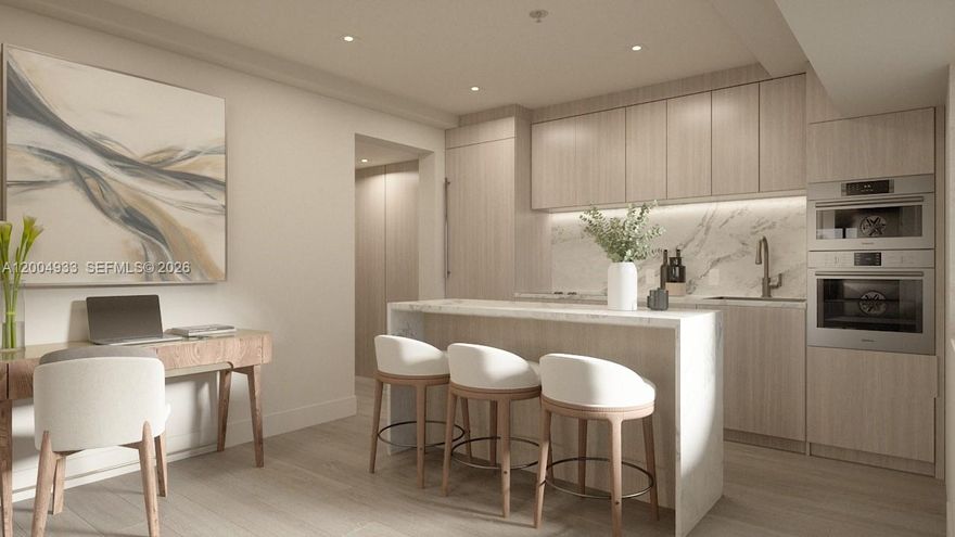 Introducing Villa Sofia, Miami's original pied-à-terre reimagined. A beloved destination for the affluent and bon vivant since 1959, this architectural gem is being thoughtfully
reinvented for modern luxury in the exclusive South of Fifth neighborhood. With only 21 residences and no rental restrictions, Villa Sofia offers rare flexibility for owners and
investors alike. Residence #105/106 features a thoughtfully laid out 2 bed/2 bath with 1061 interior sq ft plus 120 sq ft of outdoor space, showcasing an efficient layout and refined
contemporary finishes. Residents will enjoy curated amenities including a rooftop bar, pool, outdoor gym, and lounge - ideal for relaxing, working, or entertaining. Residents will also
have access to beach service. Completion estimated for the end of​​‌​​​​‌​‌​​​‌‌​​​‌‌‌​​‌​​‌‌​​​​ 2026.