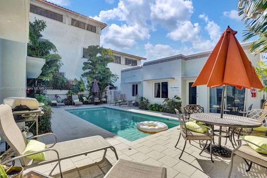 Fantastic duplex on Harding Ave. One of the few only legal vacation rental home with a pool across the street from the beach. House features all new bathrooms, kitchen, great roof, new central AC, tankless hot water heater, hurricane windows and an amazing pool. Financials available upon request