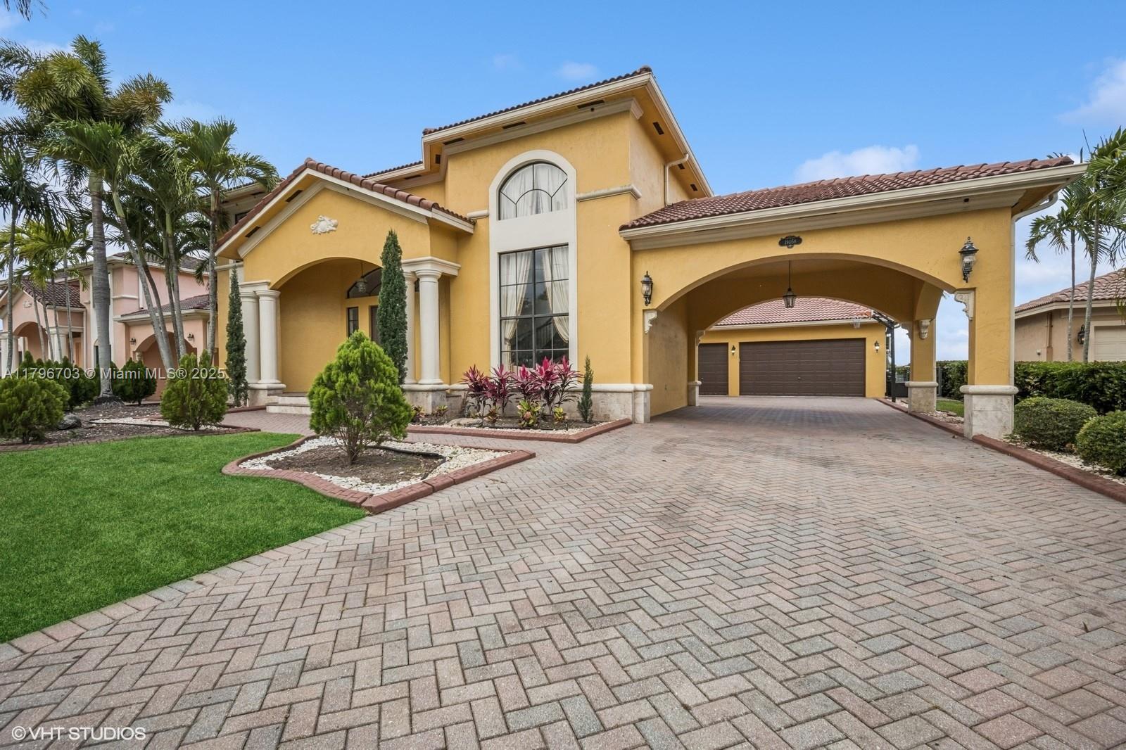 Property for Sale at 19058 Sw 17th Ct, Miramar, Broward County, Florida - Bedrooms: 5 
Bathrooms: 5  - $1,600,000