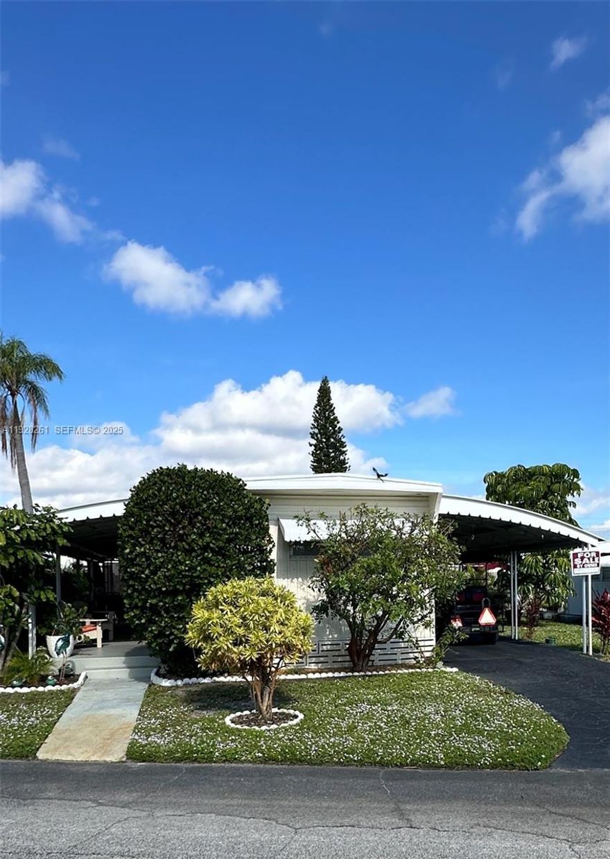Beautiful 2BR/2BA Mobile Home in Breeze Hill Resort, Pompano Beach!
Well-maintained home featuring two spacious bedrooms, two full bathrooms, and access to all resort amenities. Located in a highly desirable community with no rental restrictions—a perfect opportunity for investors or seasonal living. Great location, great potential!
Don't miss this fantastic opportunity to enjoy the Sunshine State with a very low price!
Call Listing agent to schedule your showing.