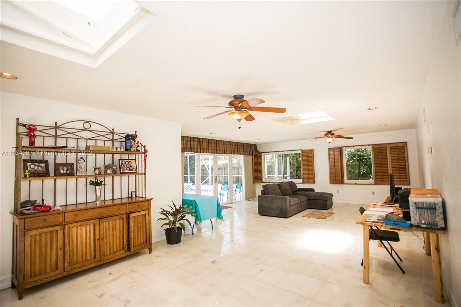 Rented for $5600 until 6/30/22. Showings require 24hr notice. Beautiful 4 bedroom | 3 bath home with a 1 car garage in Miami Shores with a new roof in 2021 and impact windows & doors. Has a spacious living & dining room area along with a large den & fireplace. Wood & tile floors throughout. Glass enclosed showers. Large backyard w/ pool & spa that is screened. Plenty of room for BBQ's, parties etc. Great location with A+ schools. Excellent walk score of 71; meaning very walkable to shops, eateries, banks, etc..