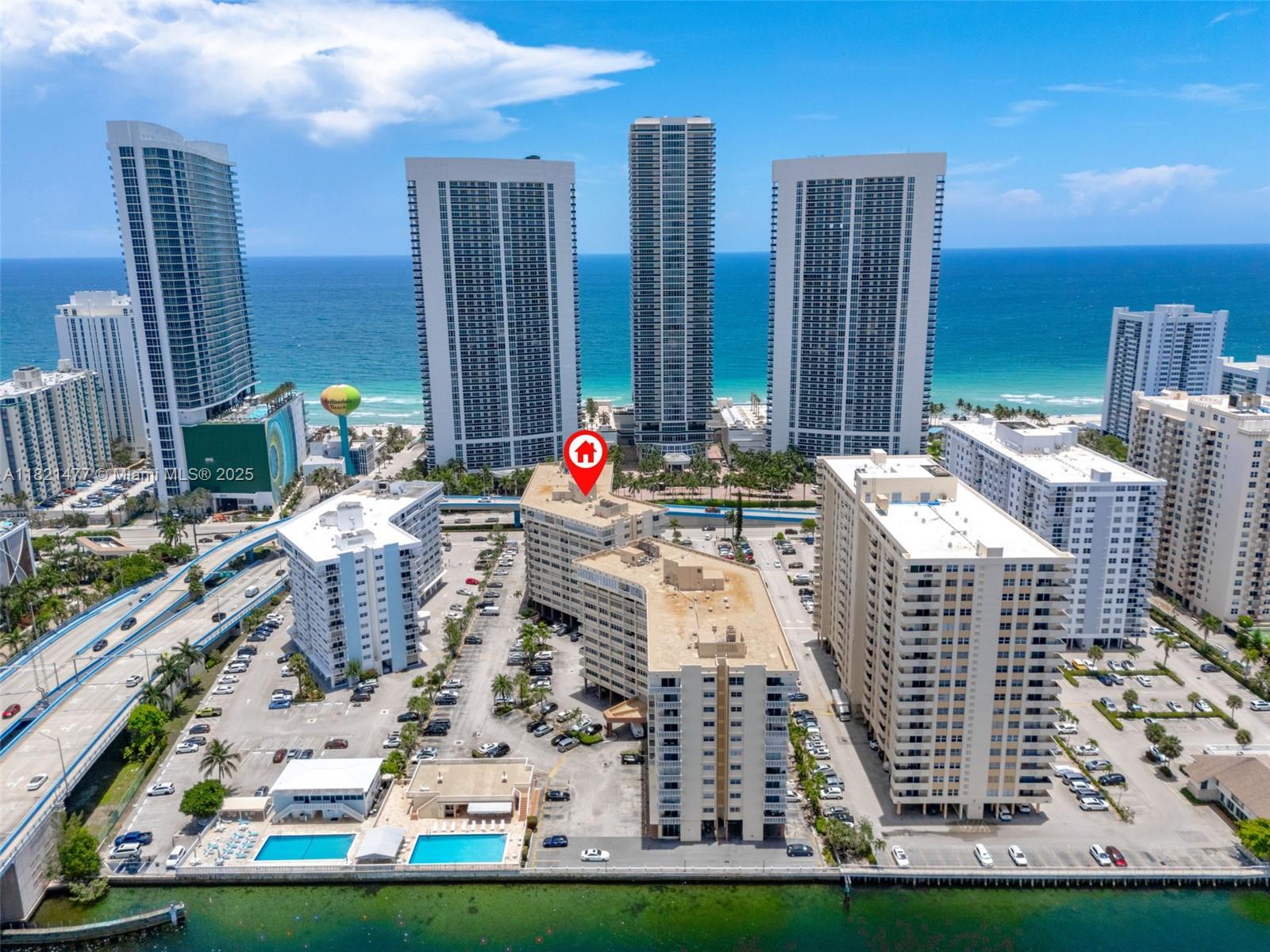 Property for Sale at 1825 S Ocean Dr 1013, Hallandale Beach, Broward County, Florida - Bedrooms: 1 
Bathrooms: 2  - $270,000
