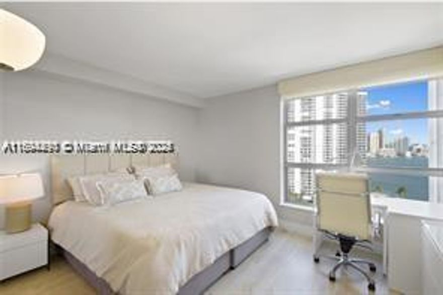 Introducing this luminous and expansive 2-bedroom, 2-bathroom unit offering breathtaking ocean views, just minutes away from Aventura Mall and a few miles from Hallandale Beach. This unit is being sold fully furnished with contemporary furniture, featuring stylish stainless steel appliances, including a washer and dryer conveniently located within the unit. The unit boasts ceramic flooring with laminate in the bedrooms, and the balcony overlooks the Intracoastal, providing ample space for relaxation. Additionally, the unit offers a spacious layout with a grandiose pool, barbecue area, playground, and numerous other amenities. Enjoy 24-hour security in this gated community. Don't miss out on this incredible opportunity to own a piece of paradise in this coveted location.