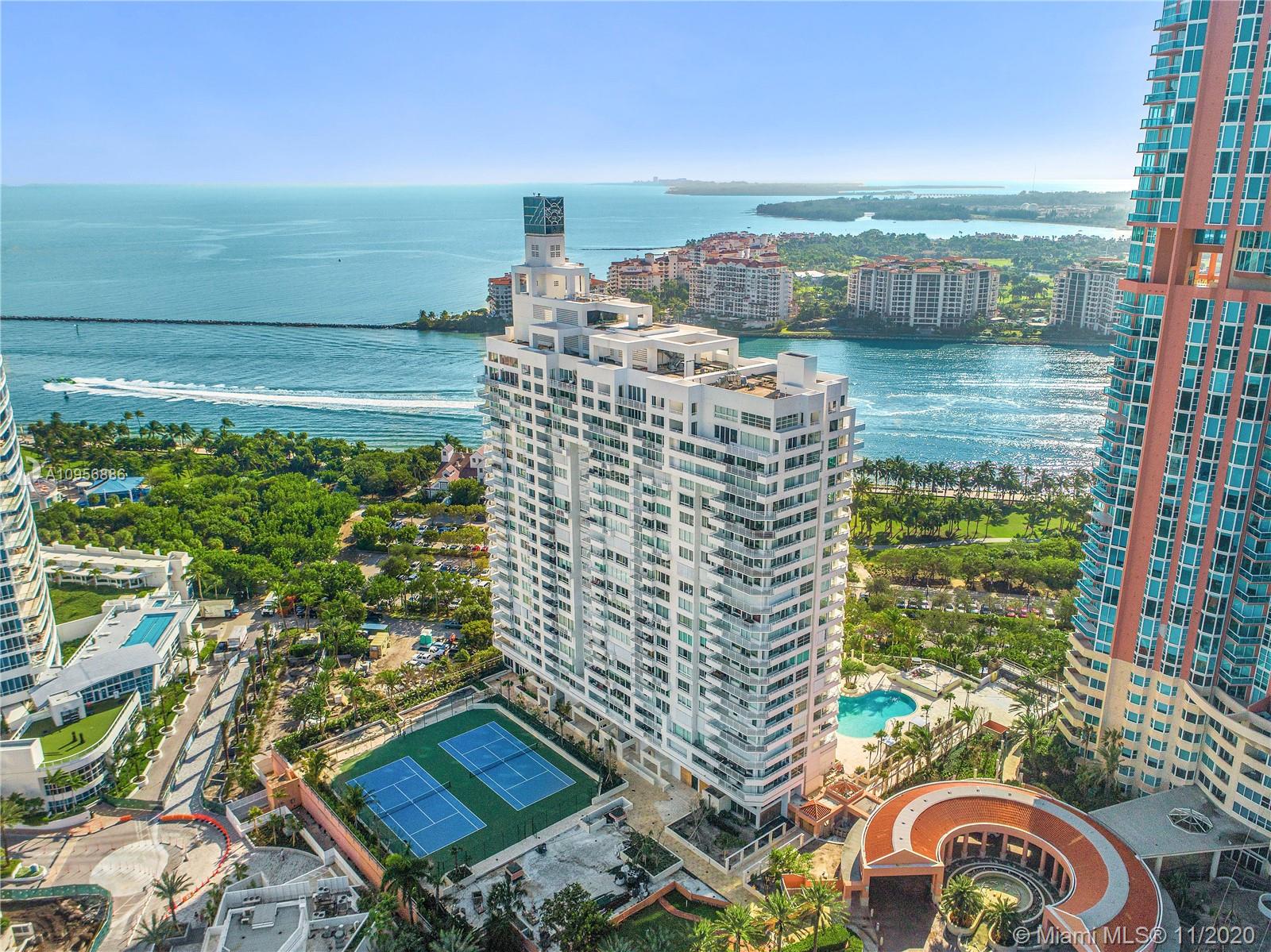 Excellent Opportunity to own this high floor corner apartment in South Pointe Tower. Originally a 3 bedroom converted into a large 2 bedroom for expansive living spaces. Fabulous Panoramic views of South Beach and Ocean from every room. Open floor plan and wrap around terrace provide ample entertaining space. Well priced  corner apartment in the highly desirable 10' line. Call Listing Agent for showings.
