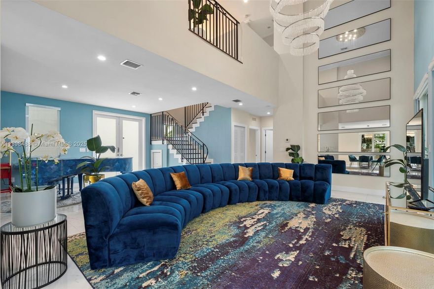 Incredible financing opportunity — assumable loan of $1.135M at 2.45% interest (interest-only, $2,317.29/mo, 5 years remaining, subject to lender approval). Recently built and gated, this modern home offers nearly 3,200 sq ft of light-filled living space with impact glass, open living areas, and a chef’s kitchen that flows seamlessly outdoors. The backyard features a refreshing plunge pool and private patio. Spacious bedrooms upstairs, inviting spaces below, and secure parking complete this turn- key, move-in-ready gem in a prime Miami location close to everything.