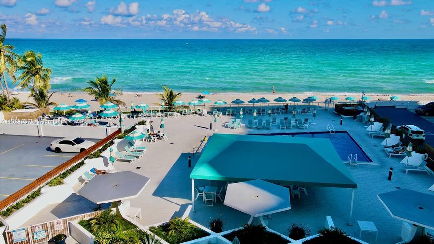 Water, Internet and Electricity Included in rent Live the oceanfront lifestyle in this beautifully updated 2-bedroom condo in Hallandale Beach. Filled with natural light, this residence features modern light-wood grey flooring, an upgraded kitchen, and elegant imported bathroom vanities that bring a sleek, contemporary feel to the space. The condo is offered with stylish modern furniture, creating a move-in-ready home designed for comfort and sophistication.
Located in a luxury beachfront building, residents enjoy resort-style amenities including beach umbrella service with a dedicated attendant, ocean-view pools, and a state-of-the-art fitness center. The impressive modern lobby is staffed 24 hours a day for security and convenience. One of the building’s standout features is the stunning redesigned back area—perfect for watching unforgettable sunsets over the water. Whether you’re relaxing at the beach, entertaining guests, or enjoying the amenities, this home offers the ideal blend of modern living and a true coastal lifestyle.