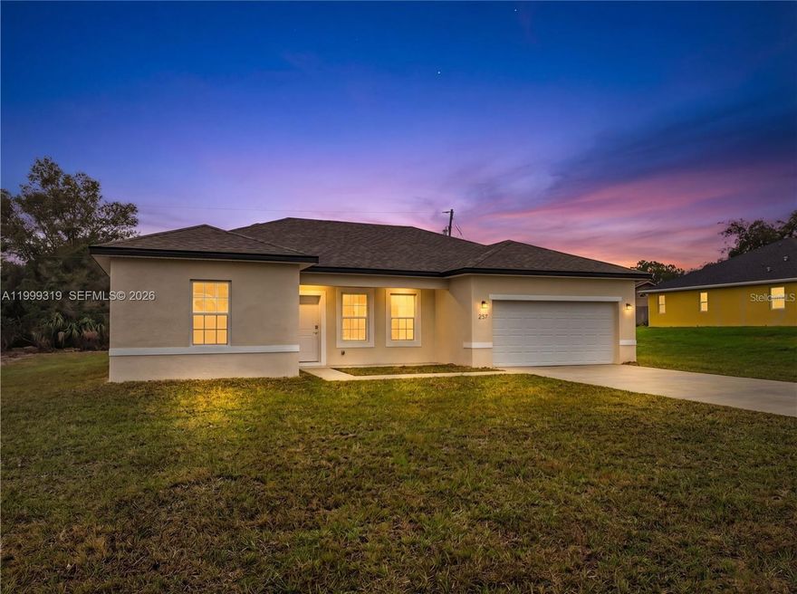 BEST PRICE IN THE AREA!! Welcome to this stunning 4-bedroom, 2-bath home that delivers the full package style, space, and comfort in a highly desirable location. Step inside to elegant tile flooring throughout and a bright open-concept layout perfect for modern living. The beautifully designed kitchen includes a spacious center island, sophisticated cabinetry, granite countertops, and sleek stainless steel appliances. The home also features a generously sized backyard ideal for gatherings or quiet relaxation, plus a 2-car garage with an automatic gate for added convenience and security. Located just minutes from top shopping, dining, parks, and everyday essentials. This is an opportunity you don’t want to miss schedule your tour today and fall in love!