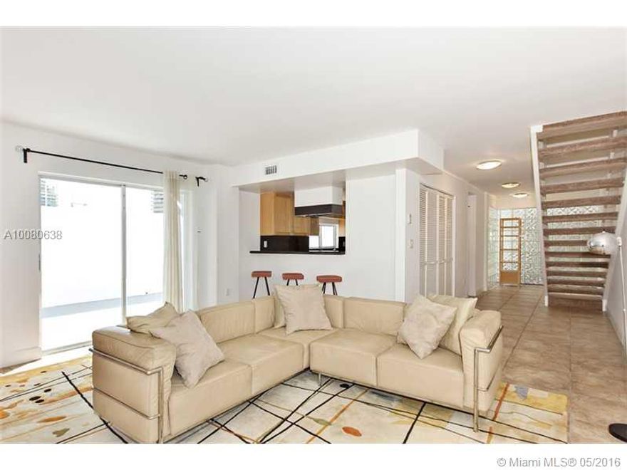 Best location in the heart of Coconut Grove. Boutique building with condo / office mixed use. This beautiful 1500 sq.ft. (inc. terrace) 2 story apartment boasts huge balcony and assigned covered two parking spaces. Walking distance to shops, restaurants, theaters, best schools - Ransom Everglades, Carlton and St. Stevens, 10 min drive to University of Miami, 15 min drive to downtown and Miami airport, easy access to expressway and Miami Beach. Pets friendly building with 11 units only