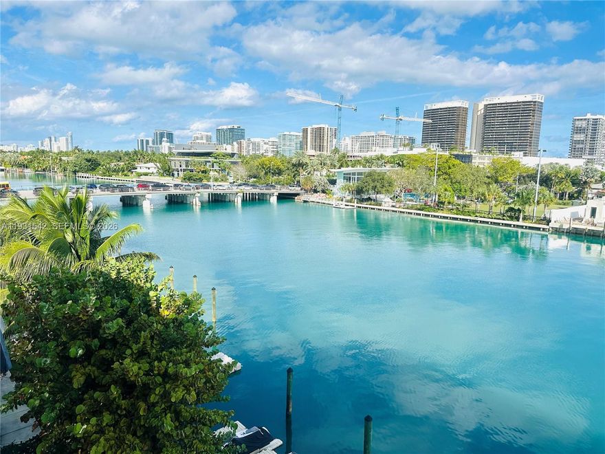 WATERFRONT TOP FLOOR UNIT WITH GORGEOUS STUNNING WATER VIEWS! SPACIOUS 2/2 BRIGHT IN BEST LOCATION, MINUTES TO BEACH, BAL HARBOR SHOPS, A+ ELEMENTARY SCHOOL, HOUSE OF WORSHIP AND MORE. EASY TO SHOW! NEW IMPACT WINDOWS!