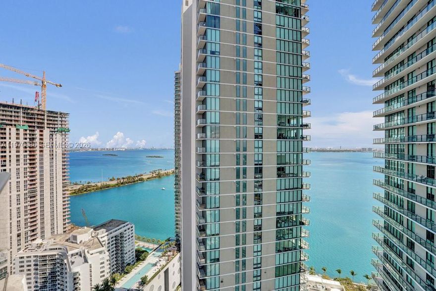 Residence 3306 at Paraiso Bayviews delivers elevated Edgewater living with stunning bay and skyline views from a high floor. This bright, modern residence features an open-concept layout, sleek kitchen with stainless steel appliances, floor-to-ceiling glass, and a spacious, wraparound private balcony perfect for enjoying sunrise and sunset views over Biscayne Bay.

Residents enjoy resort-style amenities including a spectacular rooftop pool with panoramic water and city views, fitness center, spa, theater, clubroom, and 24-hour concierge. Situated in the heart of Edgewater’s thriving waterfront neighborhood, the building is just minutes from the Design District, Wynwood, Midtown Miami, Miami Beach, and major highways, offering unmatched convenience and lifestyle appeal.

Priced to sell, this residence presents an exceptional opportunity for end users or investors seeking value, views, and strong upside in one of Miami’s fastest-growing areas.