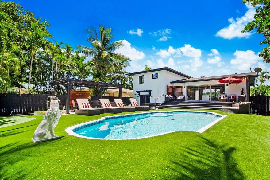 Introducing an exceptional opportunity for both homeowners and investors alike! This waterfront retreat offers versatility as a move-in ready residence or a fully licensed short-term rental property. With 6 bedrooms and 3 bathrooms, it's perfect for hosting guests or enjoying ample space for yourself. Inside, an open floor plan and spacious living areas make entertaining effortless, while abundant natural light and impact windows create a welcoming atmosphere. Outside, a large backyard boasts a patio deck, BBQ area, and generous-sized heated pool overlooking serene canal views, providing an oasis for relaxation and gatherings. Whether you're seeking a comfortable home or a savvy investment, this property ticks all the boxes.