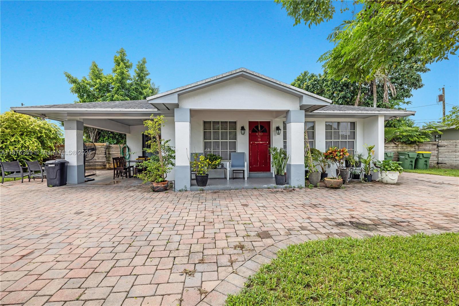Spacious 4-bed, 3-bath home with a flexible layout that also has a 1/1 efficiency, ideal for extended family, older children, or in-laws seeking privacy. The roof was replaced in 2020, providing added peace of mind. With no rear neighbor, the property offers unique access from the back for a boat, RV, or multiple vehicles. Generous driveway and yard space make it perfect for those with extra cars, recreational vehicles, or outdoor hobbies. This home combines comfort with versatility, offering room to adapt to your lifestyle needs. A rare opportunity for buyers seeking both space and flexibility in Homestead.