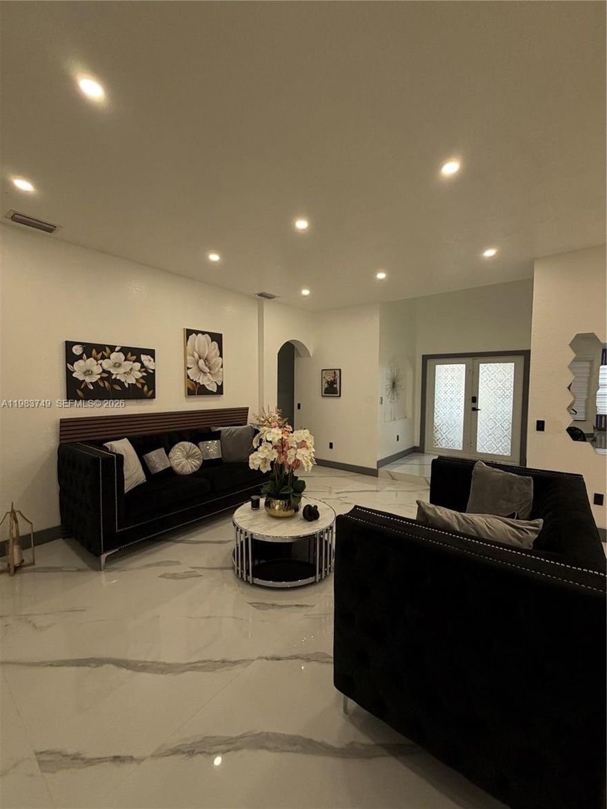 Step into refined living with this beautifully upgraded 4-bedroom, 3-bathroom recently remodeled residence, designed for comfort, elegance, and effortless indoor-outdoor living. Every detail of this home has been thoughtfully enhanced to deliver a sophisticated yet welcoming atmosphere.
The home features a stunning primary suite retreat complete with an expansive walk-in closet and a spa-inspired bathroom highlighted by an oversized walk-in shower, creating the perfect private sanctuary. Generously sized secondary bedrooms and well-appointed bathrooms provide exceptional comfort for family and guests alike.
The open and airy living spaces are filled with natural light and flow seamlessly into the outdoor entertaining area. Step outside to your private backyard oasis featuring a sparkling swimming pool, ideal for relaxing afternoons or hosting memorable gatherings.
Property is heavily under priced for a quick sale. Please contact LA for showings and questions.