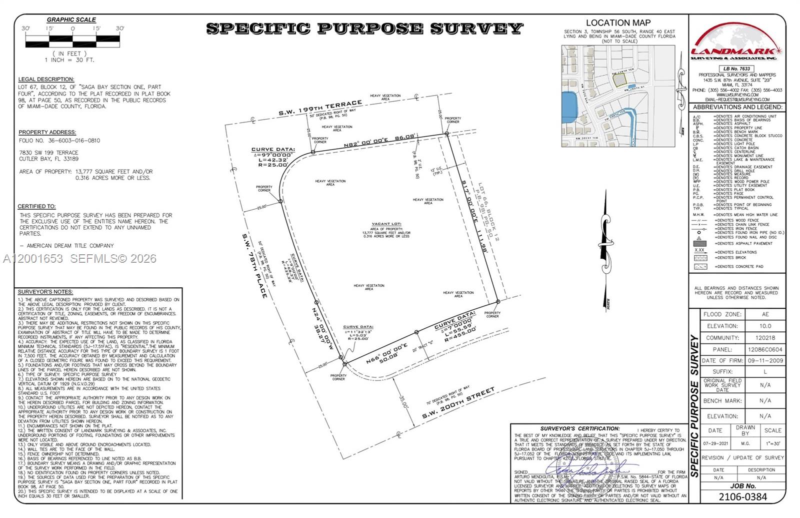SAGA BAY SEC 1 PT 4 - Land
