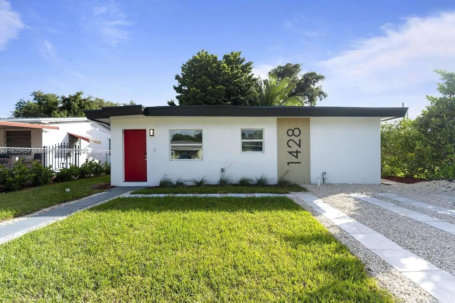 Rental Property at 1428 Ne 153rd Ter, North Miami Beach, Miami-Dade County, Florida - Bedrooms: 3 
Bathrooms: 2  - $3,300 MO.