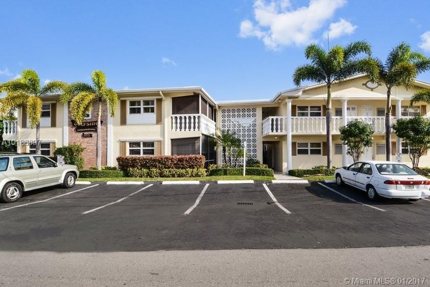 Location, location, location. Boutique building overlooking Coral Ridge Golf course. Bright, modern, beautifully decorated apt. Remodeled throughout, including both bathrooms. Open kitchen with lots of cupboards. Tile floors. Washer & Dryer in unit. Enjoy the garden, pool and golf course views from your spacious screened balcony. Short 1 mile walk to lively Lauderdale-by-The-Sea and beach. Great turnkey opportunity for snow birds, furnishings negotiable.