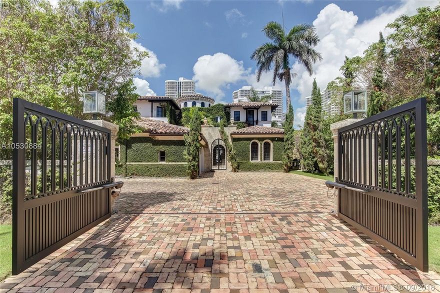 Gorgeous Golden Beach mansion, two stories with 7 bedrooms and 6.5 baths (office + gym at first floor), sits upon 75 feet of prime waterfront directly on the intracoastal. This home is filled with contemporary touches and a classical feel. Immaculate, with massive well designed rooms, endless water views and a beautiful sunset. Golden Beach is the most exclusive private neighborhoods in South Florida, with a private beach access, tennis courts, parks & sidewalks. Please call listing agent now for a private showing.