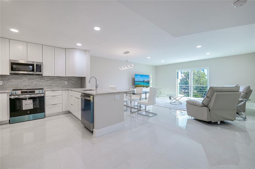 ABSOLUTELY GORGEOUS 1 BED & 1 1/2 BATH. COMPLETELY REMODELED WITH BRAND NEW FURNITURE. BRAND NEW STAINLESS STEEL APPLIANCES, AC, TANKLESS WATER HEATER, ELECTRIC PANEL, PLUMBING. BEAUTIFUL AND SPACIOUS KITCHEN WITH GRANIT COUNTERTOP. VERY NICE NEUTRAL 24'' X 48'' TILES THROUGH OUT THE UNIT. SPACIOUS WALKING CLOSET WITH ORGANIZER. LOTS OF STORAGE. EXTRA STORAGE IN LOCKER ROOM. LOCATED IN A GREAT 55+ COMMUNITY WITH LOTS OF ACTIVITIES. CLUB HOUSE WITH KITCHEN FACILITIES, 2 HEATED POOLS, BILLIARD, BOWLING, SHUFFLE BOARD, PETANQUE, EXERCISE ROOM, ETC. CLOSE TO SHOPPING, RESTAURANTS, BEACH, AIRPORT, HOSPITAL. 50 YEARS INSPECTION COMPLETED. NO ASSESSMENT. EASY TO SHOW. MAKE THAT STUNNING CONDO, YOUR PARADISE IN THE SUNSHINE STATE !!