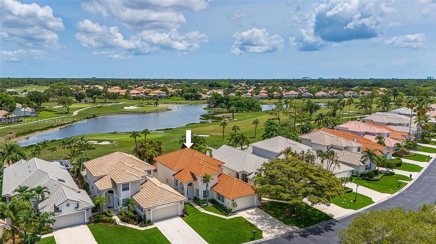 Beautifully updated & recently renovated home in the highly desirable Eagleton community of PGA National with 24/7 security & panoramic golf views from 14th green of the Champions course. The light-filled residence features soaring two-story ceilings & neutral flooring. Versatile upstairs loft perfect for a home office/media room, or additional living space. The open floor plan is ideal for entertaining with a spacious kitchen. First floor primary suite offers vaulted ceilings, with direct access to spacious backyard with room for a pool & direct access to the greens.PGA National,features 5 championship golf courses, parks, walking trails,fitness center,tennis & Pickelball courts & a world-class resorty & pool. Conveniently located just minutes from fine dining, shopping, beaches & airport