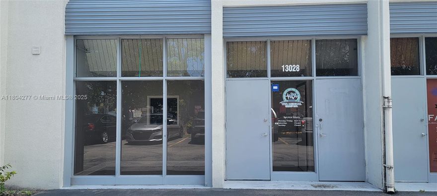 Two story private warehouse, 2 story approximately 640 sq ft each floors with private bathrooms. Picture window on the first floor with a roll door for protection. Private staircase to the second floor, with two large offices and 1 bathroom. Independent central A/C, exit fire door on the second floor. 2 assigned parking spaces. Right on 120th ST next door to Wendys. Rented 1st floor $1,850 & 2nd floor $1,650.