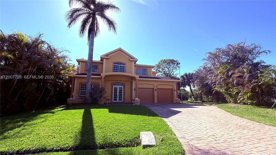 Spacious two-story CBS home situated on an oversized lot offering privacy and plenty of room to spread out. Built with durability in mind, the home features solid concrete construction on both floors, including the staircase and balconies. This well-designed residence offers 4 bedrooms, 2.5 bathrooms, and a bright, open layout with high ceilings and generous living spaces.

The kitchen features granite countertops, 42'' wood cabinetry, stainless steel appliances, and ample storage, making it ideal for both everyday living and entertaining. Interior details such as crown molding, high baseboards, and solid core doors add character and quality throughout the home.

Upstairs, multiple balconies provide relaxing outdoor spaces. The oversized backyard offers plenty of room for outdoor living, gardening, or future additions such as a pool. Additional highlights include a 2-car garage with 8-foot doors, a well-fed sprinkler system, and ample parking space for boats, trailers, or recreational vehicles.

Conveniently located near shopping, dining, parks, and major roadways in desirable Port St. Lucie, this property offers solid construction, generous space, and great potential in a growing area.
