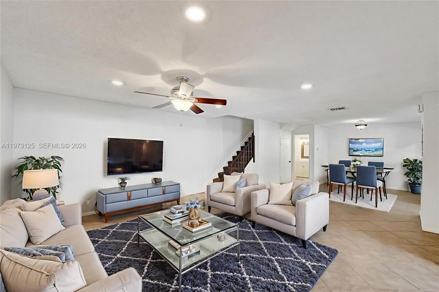 Welcome to Chateau on the Knoll! Your Perfect Boca Raton Retreat! Step into this beautifully updated 3 bedroom home, designed for comfort and style. The spacious primary suite boasts a generous walk-in closet and modern, remodeled bathrooms (2025) that feel like a spa. Freshly painted interiors (2025) and a bright, open layout create an inviting atmosphere for everyday living. Enjoy the screened porch, perfect for relaxing or hosting family gatherings, and take advantage of the full-size washer and dryer for ultimate convenience. With two dedicated parking spaces right out front, this home checks all the boxes for easy living. Nestled in a friendly, well-maintained neighborhood with a sparkling pool and play area, you’ll love the sense of community and peace of mind. Boca Raton is renowned for its top-rated schools, lush parks, and vibrant lifestyle. Just minutes away, you’ll find world-class shopping, dining options, and pristine beaches—ideal for enjoying the best of South Florida. Plus, easy access to major highways makes commuting a breeze! Come see this home today before it gets away!