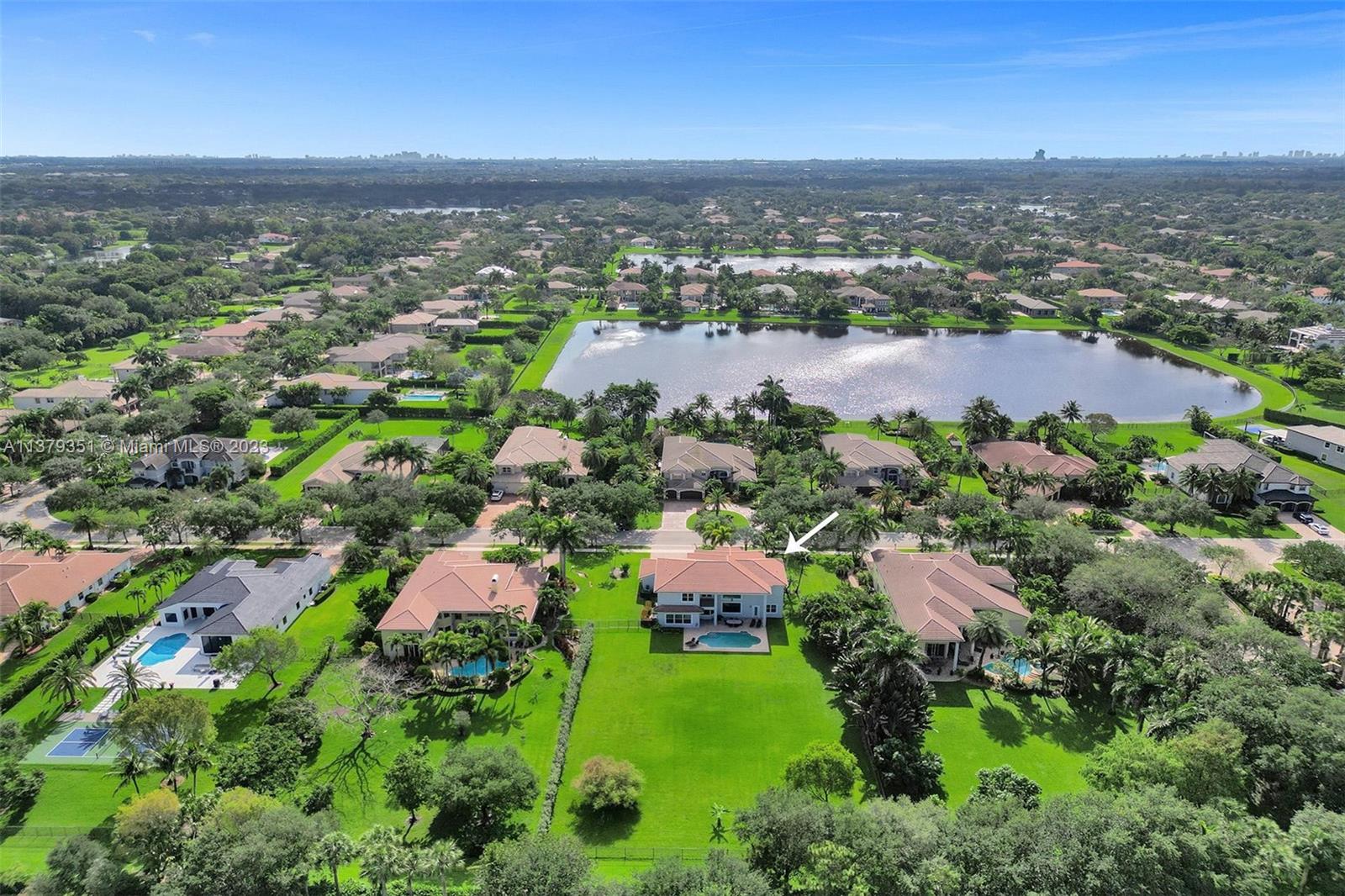 6 bedroom, 5.5 bathroom pool home located in the gated subdivision of Long Lake Ranches in Davie has been totally remodeled featuring modern and high-quality finishes throughout including impact windows and doors!
2 Bathrooms located on first floor and 1.5 bathrooms located on ground level. Gated subdivision of Long Lake Ranches adds an element of security and exclusivity to the property, creating a safe and private environment with a 24/7 security gate. The huge yard is appealing, providing ample outdoor space for various activities, outside entertaining, and potential landscaping opportunities. The 3-car garage is also a practical feature, offering plenty of parking and storage options. Top School district!