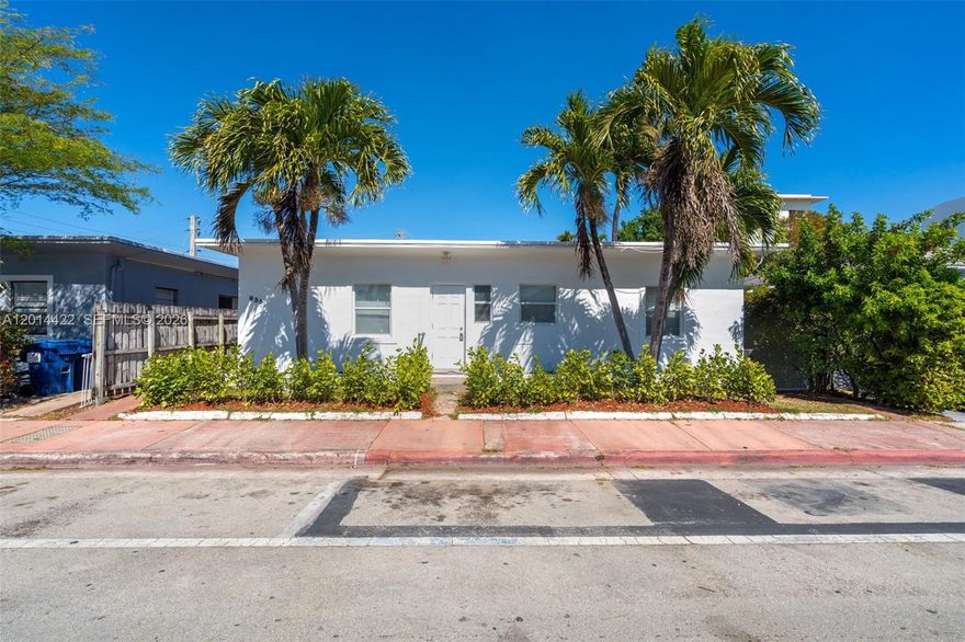 Rich Homes of Florida is pleased to present 835 83rd Street, a legal 6-unit apartment building ideally located in one of Miami Beach’s most desirable neighborhoods. Just a short walk to the beach and the expansive 36-acre North Shore Open Space Park, this property offers an unbeatable combination of lifestyle and long-term value. The building features spacious 1-bedroom / 1-bath units, each with generous closet space. Washer and dryer on site. Every unit is equipped with NEW electrical systems, individual hot water heaters, and wall A/C units. The 40-Year Recertification was completed in 2026, providing peace of mind and reduced future capital exposure. An exceptional Value-Add Opportunity with strong rental demand and proximity to Surfside, Bal Harbour Shops, dining, and transportation.