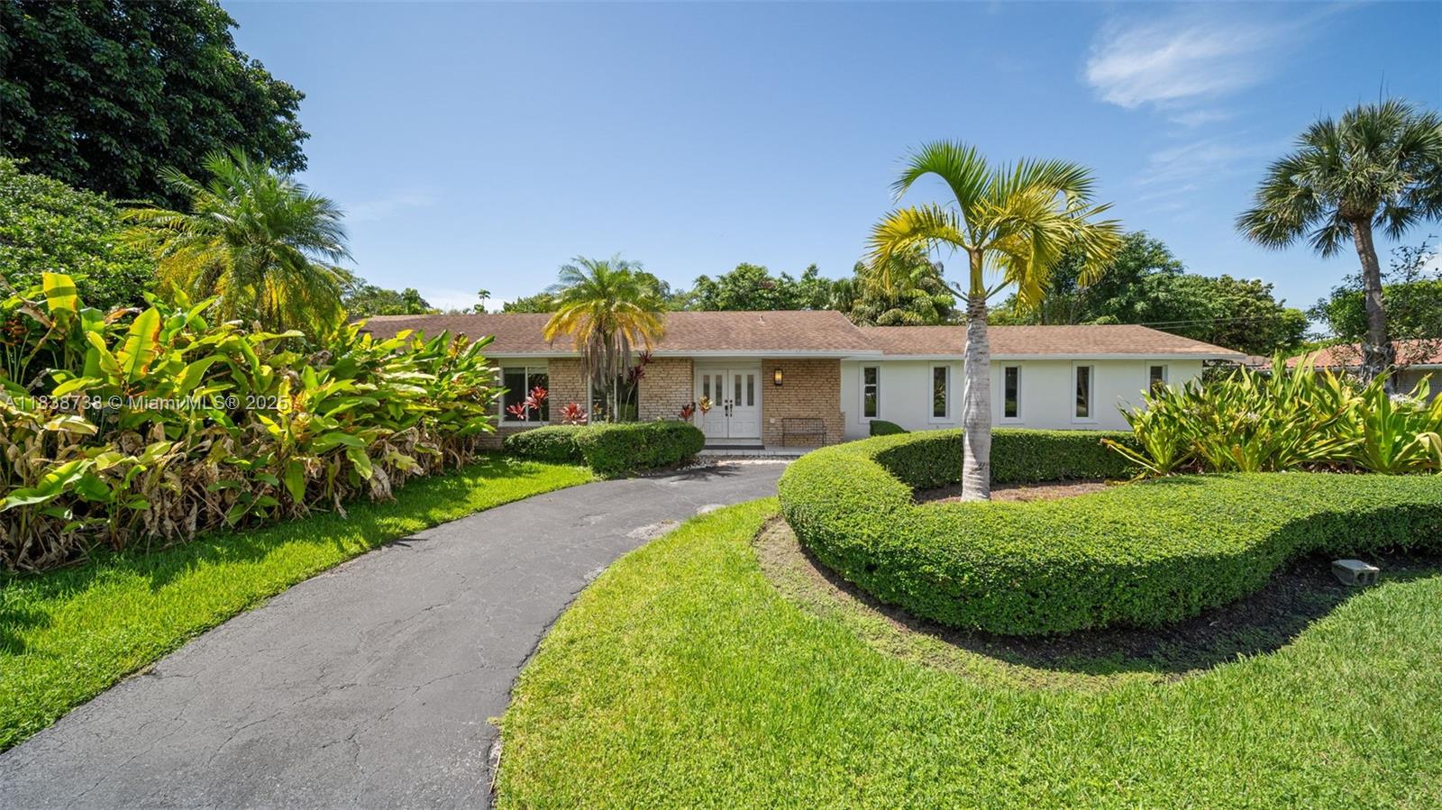 Charming 4BD/2BA home in Pinecrest on a quiet cul-de-sac. Offers 3,210 SF of living space on a 17,958 SF lot. Features include a screened-in pool with child safety gate, spacious green areas, circular driveway, additional parking, and interior laundry room. Ideal layout for families with room to play and entertain. Zoned for top-rated Pinecrest schools and offers access to the Pinecrest lifestyle, including the Farmers Market and Pinecrest Gardens.