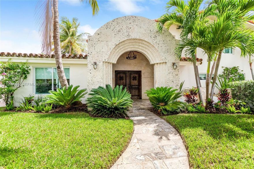 Welcome to your private Mediterranean-inspired waterfront retreat in the coveted Keystone Point Islands of Miami, FL—where boaters are truly welcome. This exceptional home offers year-round enjoyment for you and your family in the heart of sunny South Florida. Featuring 3 spacious bedrooms and 3 full bathrooms, the home boasts an open-concept floor plan and an eat-in kitchen with serene views of the pool and sparkling waterway—ideal for both everyday living and entertaining. The expansive second-floor en-suite primary bedroom is a true sanctuary, complete with a large walk-in closet, a spa-like bathroom with an oversized Jacuzzi, and private access to a sun deck—the perfect spot to enjoy your morning coffee at sunrise. Outdoors, enjoy the ultimate Florida lifestyle: keep your vessel secure on a 20K lb boat lift, relax poolside, or entertain family and guests in the outdoor kitchen, designed with ample space for gatherings of any size. Offered unfurnished, this waterfront gem is ready for you. **** CURRENTLY RENTED AND WILL BE AVAILABLE 1st WEEK OF APRIL.****