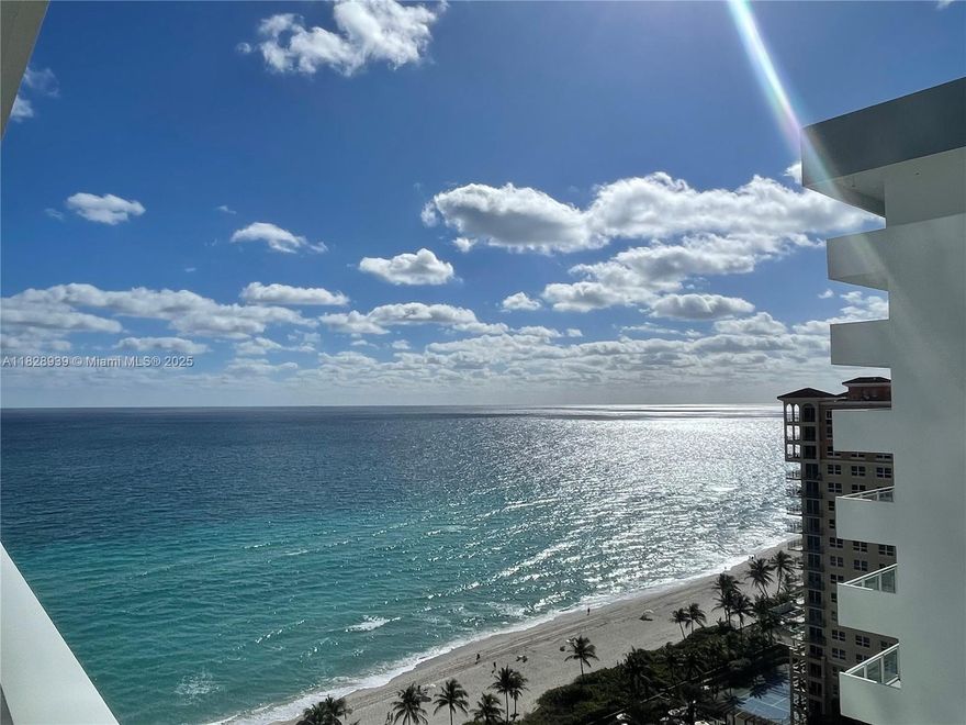 Stunning Ocean view apartment in sought- After Hallandale beach Experience, the Ultimate coastal living in this beautifully maintained 2 Bedroom, 2 Bathroom unit with breathtaking Ocean Views. Situated in a secure, amenity rich building just steps from the Ocean, this spacious residence offers the perfect blend of luxury, and convenience. Relax and unwind in the generously sized bedrooms with en-suite bathrooms. with secure building access and a prime location near shops, restaurants, and entertainment, enjoy the ultimate in beachfront living. Don't miss the chance this exceptional residence your new coastal haven. NO ASSESSMENTS, Maintenance is paid quarterly $3,795.45/Qtr. $282.05/Qtr is Credited to building reserves from the maintenance payment. No leasing first year.