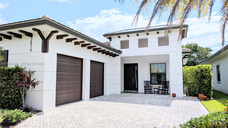 A rare opportunity within the gated Banyan Cay enclave of West Palm Beach. Built in 2020, this 3BR/3BA custom residence offers refined design, soaring ceilings, and bespoke finishes throughout. The primary suite opens directly to the private pool, creating a seamless indoor-outdoor living experience designed for both relaxation and entertaining. A tranquil backyard with pool & spa enhances the home’s private resort feel. With only a limited collection of residences in the community, this property offers true exclusivity—ideal as a distinguished seasonal retreat or full-time residence. Positioned beside Dutchman’s Pipe Golf Club, a Jack Nicklaus Signature Course, and moments from premier dining, shopping, and Palm Beach’s most desirable destinations.
