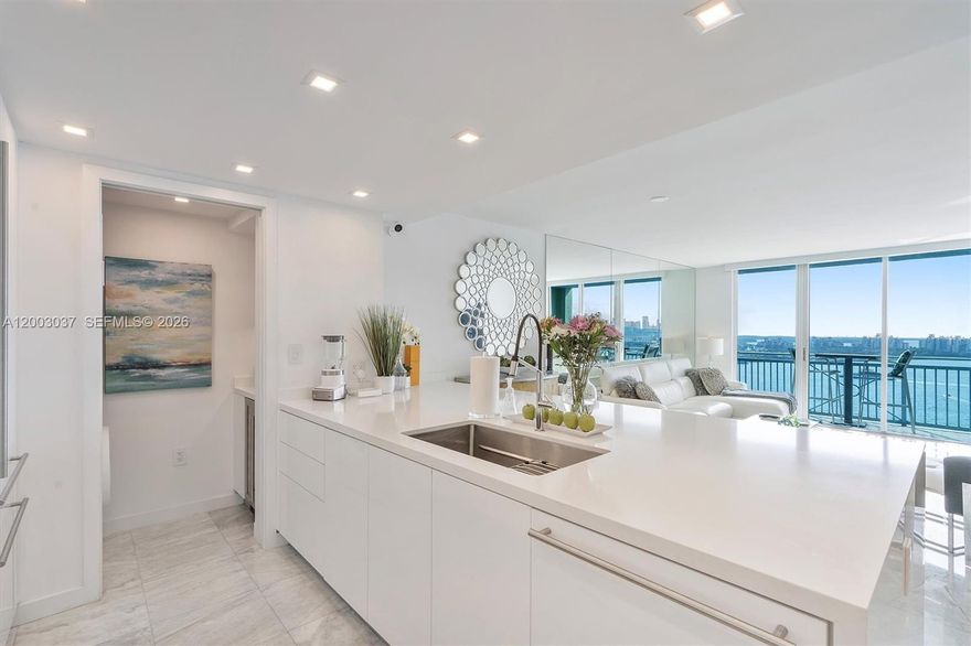 As soon as you walk onto the 18th floor you turn your key into a truly spectacular intelligently designed luxury 1Bed 1Bath home. A bright luminous apartment that's sexy and modern. This beautifully remodeled, fully furnished 1-bedroom, 1-bathroom condo is situated directly on the Miami Beach Marina, just a short walk from the beach, South Pointe Park, and the finest restaurants South Beach has to offer. The Yacht Club at Portofino boasts fantastic amenities, including a newly renovated lobby, resort-style pool, gym, tennis court, outdoor grill, on-site convenience store, and breathtaking views of Biscayne Bay and downtown Miami. Contact the listing agent for more details!