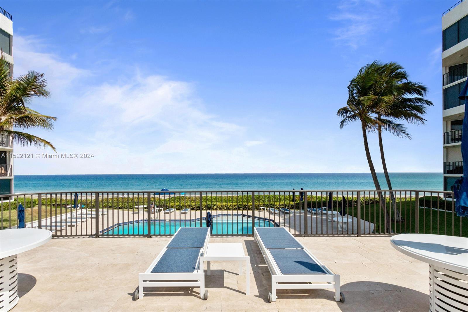 Property for Sale at 2565 S Ocean Blvd Blvd 205N, Highland Beach, Broward County, Florida - Bedrooms: 2 
Bathrooms: 3  - $1,520,000