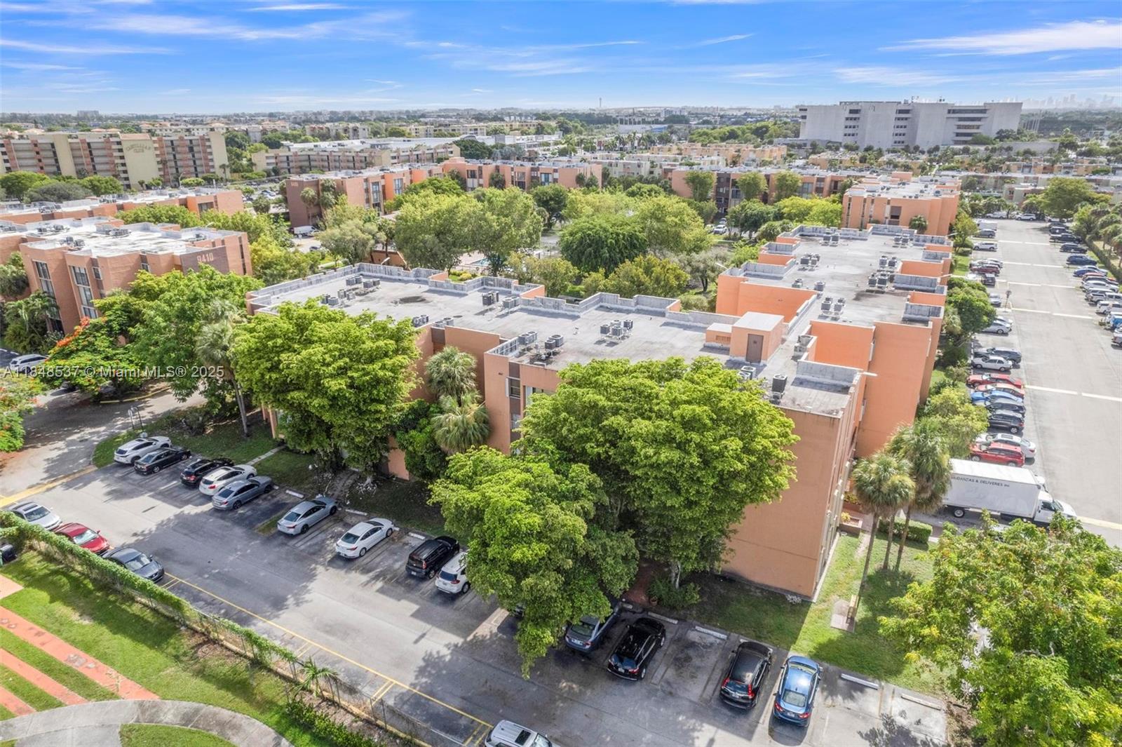 Spacious updated 2/2 condo plus office/den with large picture windows. The unit boasts a white kitchen with sleek quartz countertops (2021), modern stainless steel appliances (2021) and new recessed lighting giving the space a contemporary feel. Enjoy the convenience of in-unit full-size washer and dryer. Located in a secure, gated community, residents enjoy resort-style amenities including a clubhouse with fitness area, pool, 2 tennis courts, basketball court, and children’s play area. Prime location near Florida International University (FIU) and 1 block from Walmart, LA Fitness, restaurants, and shopping. Easy access to 826, 836 and Florida Turnpike plus public transportation. NOTE: Complex has 40 year certification, SIRS Report and reserves. Move-in ready and perfectly located!!