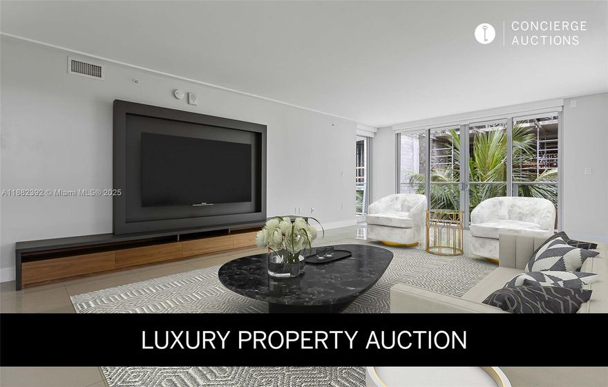 LUXURY PROPERTY AUCTION: 6–14 NOVEMBER. Accepting Starting Bids Through 5 NOVEMBER.
Starting Bids Expected Between $400K–$700K. Earn an incentive by 5 November. A sophisticated urban sanctuary within One By Tross, this residence blends contemporary design with effortless Miami living. Floor-to-ceiling windows fill the space with natural light, while a spacious balcony invites Atlantic breezes for elevated indoor-outdoor living. Steps from Bal Harbour Shops and pristine beaches, enjoy immediate access to designer boutiques, fine dining, and Miami’s vibrant cultural scene. Resort-style amenities include a rooftop pool with panoramic views, spa, fitness center, storage space, and private elevator access.