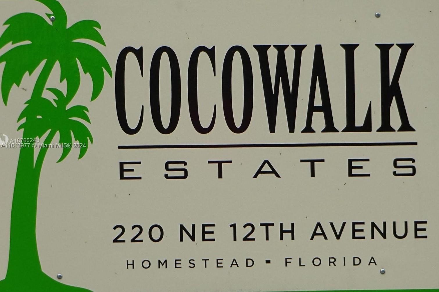 COCOWALK ESTATES - Residential