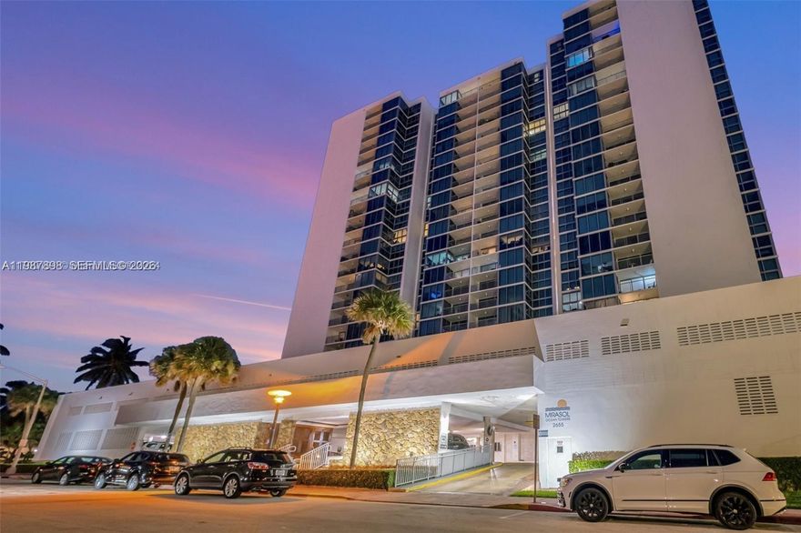 *  *  *   Miami Beach lifestyle at the oceanfront Mirasol Ocean Towers! This spacious 1 bedroom, plus den (possible second bed or office studio) - with 1 1/2 bath unit offer 1,190 sq. ft. / Model B - of light-filled interiors, lot's closet space, impact windows floor to ceiling, and sweeping ocean, bay, and pool views. Enjoy resort-style amenities including a heated pool and spacious deck, fitness center, sauna, bicycle storage, library/business center room and 24-hour front desk — all steps from the sand and minutes to South Beach, Ocean Drive, Lincoln Road and rejuvenate North Beach!  Right behind the new Pedestrian walk-way from South to North Beach! - sporting recently new gym Peloton and Life Fitness equipment. The neighbors within walking distance are the top Hotels/Venue of the Edition, The One, The W, Faena hotel and the Faena Cultural District. - Public transportation and the free Miami Beach Trolley - Several Restaurants, Cafes and Supermarket downstairs next to the building, including the new MOTEK restaurant! - Operating budget with reserve funding. Maintenance including Cable TV, WIFI and pest control - Per association, dogs allowed if emotional or service dog. One assigned parking space and visitors parking.