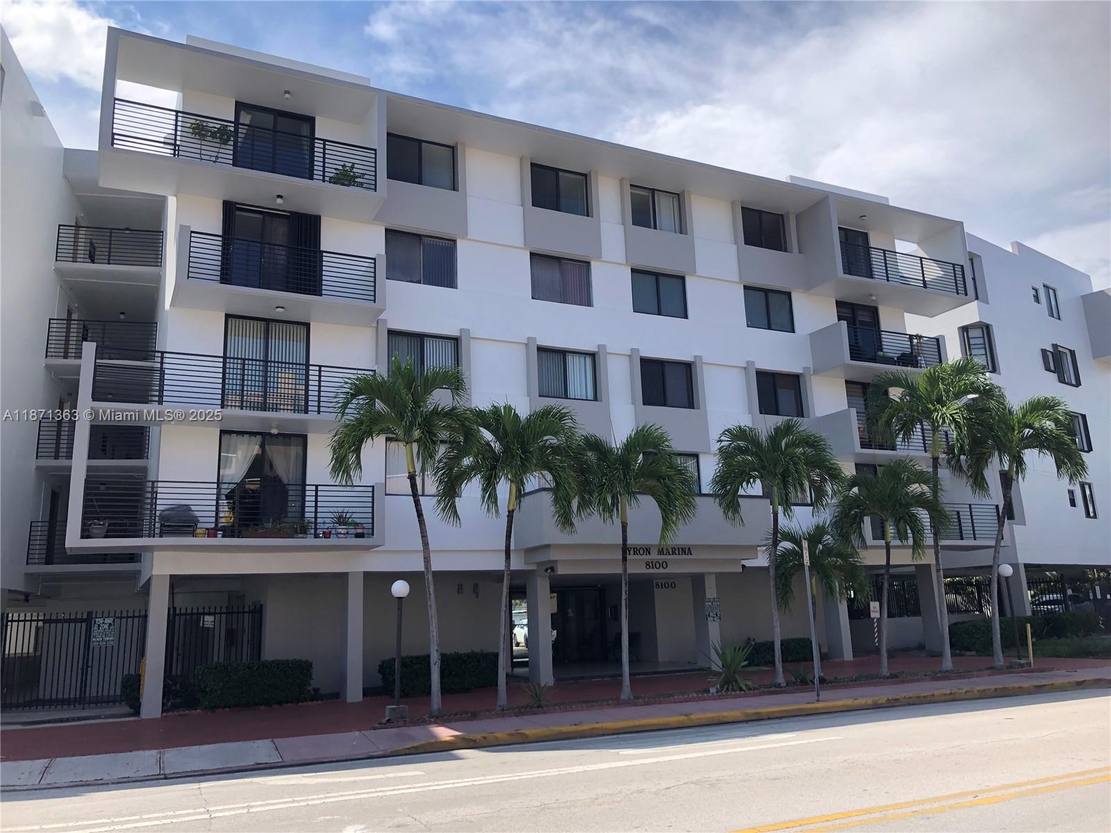 Spacious 2 bed, 2 bath condo in the heart of Miami Beach! This 1,194 sq ft unit offers tile floors, central A/C, and a modern kitchen with dishwasher and refrigerator. Enjoy water views from the private balcony, plus the convenience of an assigned covered parking space. Located in the secure Byron Marina building, just minutes from the beach, shops, dining, and parks. Dock available for rent w/restrictions. A perfect blend of comfort and location—available now!