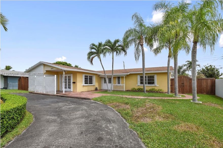 Spacious 4-bedroom, 2-bath single-story home in desirable Bel-Aire neighborhood of Cutler Bay. Features nearly 2,000 sq ft of living area, CBS construction, and a recently renovated pool deck ideal for entertaining. Large kitchen with ample counter space opens to the dining and living areas, creating an open and functional layout. Circular driveway plus extended parking provides room for multiple vehicles and RV or boat parking, including space for a 22 ft boat or larger. Property includes a large storage room and oversized work shed. Golf cart-friendly neighborhood. Close to Publix, Black Point Marina, and upcoming Downtown Cutler Bay development. Easy access to major roads. Tenant occupied month-to-month; 60-day notice has been provided. Showings by appointment only.