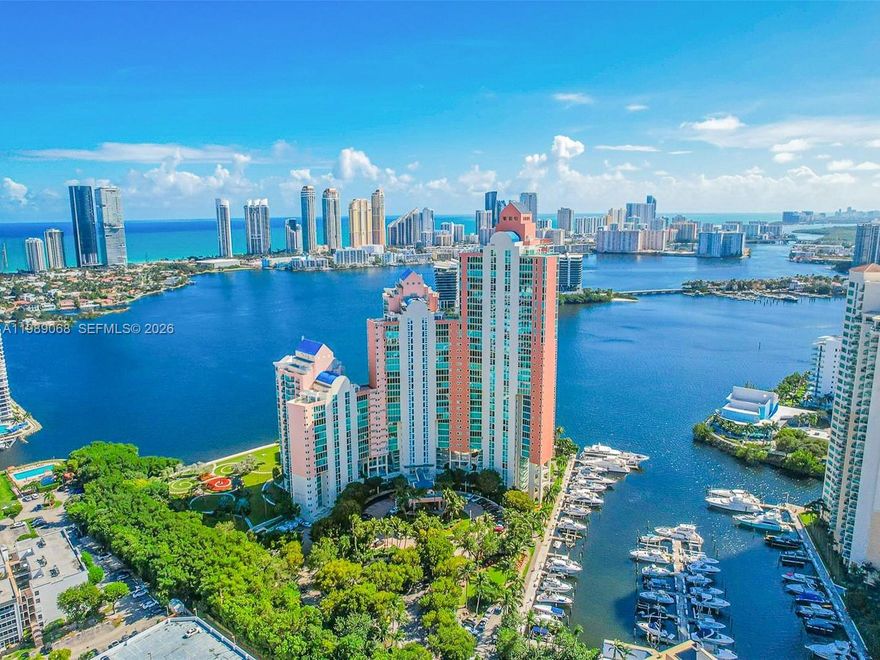 Stunning 2-bedroom, 2.5-bathroom residence in the prestigious Hidden Bay. One of Aventura's most sought-after luxury waterfront buildings. This fully furnished unit features three private balconies with breathtaking intracoastal views from every room, elegant marble floors throughout, and a generous living and dining layout perfect for entertaining. The kitchen boasts granite countertops and brand new appliances. The master suite offers a spacious walk-in closet, and the in-unit full-size washer(New) and dryer. Available May 1st.
Hidden Bay delivers a true resort lifestyle with world-class amenities: Yacht Club Marina, Spa & Fitness Center, Swimming Pools, Tennis Courts, Library, Game Room, Valet Parking, Underground Self-Parking, and 24-Hour Security. Steps from Aventura Mall, parks, restaurants, and supermarkets — and just minutes from South Florida's beautiful beaches. Available for 6 months or One year.