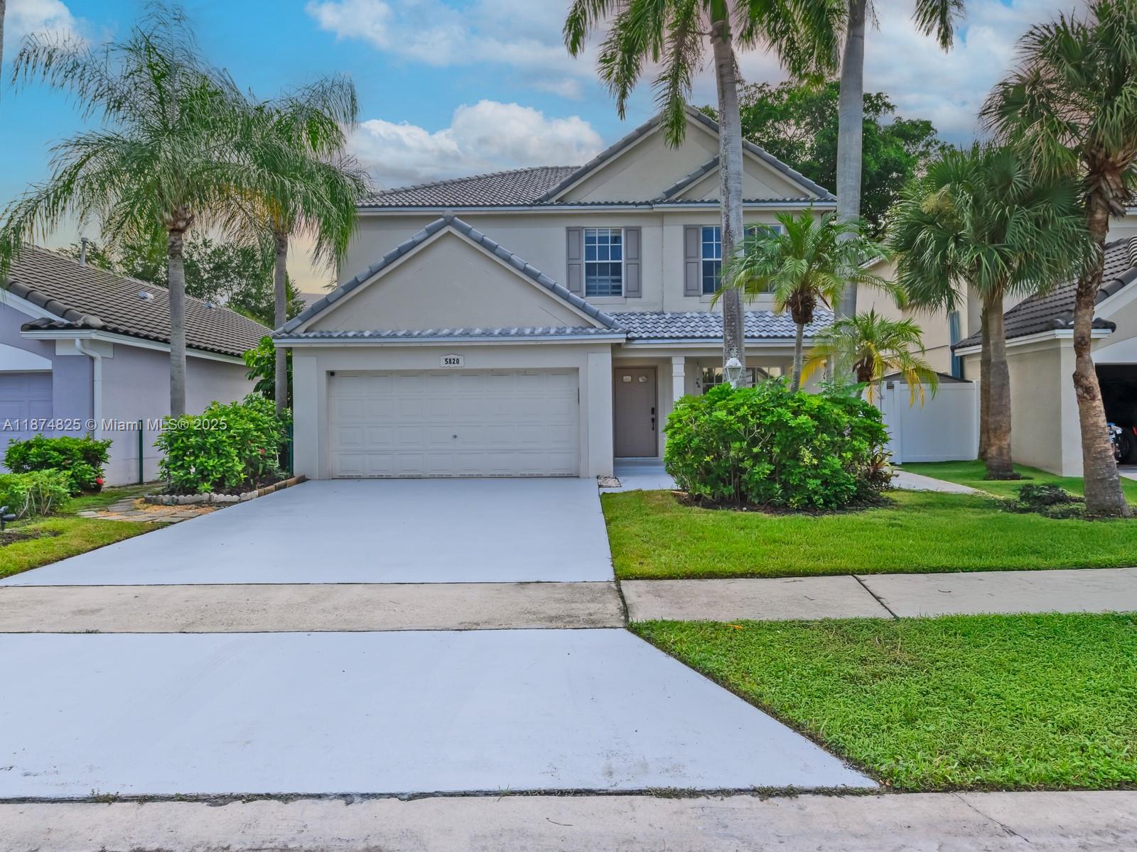 Welcome to this waterfront gem in the desirable Plum Bay community of Tamarac! This spacious 3 bed, 2.5 bath single family home offers a functional and inviting layout designed for comfortable living. Vaulted ceilings that enhance the sense of space and natural light. Open living and dining areas that flow seamlessly.Kitchen with stainless steel appliances and ample counter space, overlooking the water and creating a serene setting for daily living.Generous master bedroom and master bath with tub and shower and extra spacious walking closet. Laundry area, 2 car garage and plenty of storage space. Conveniently located near schools, shopping, dining, and major highways. A perfect blend of comfort, style, and location!